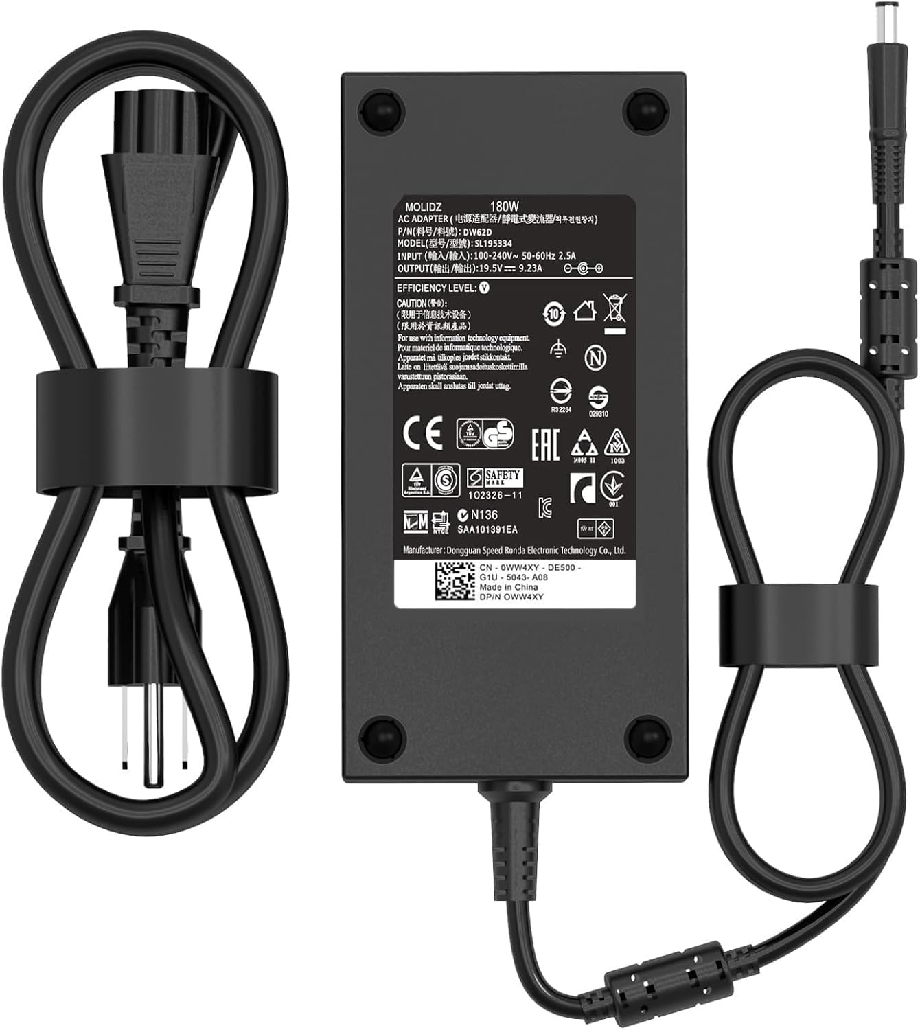 Amazon.com: 180W Charger Fit for Dell Dock WD19 K20A001 D6000
